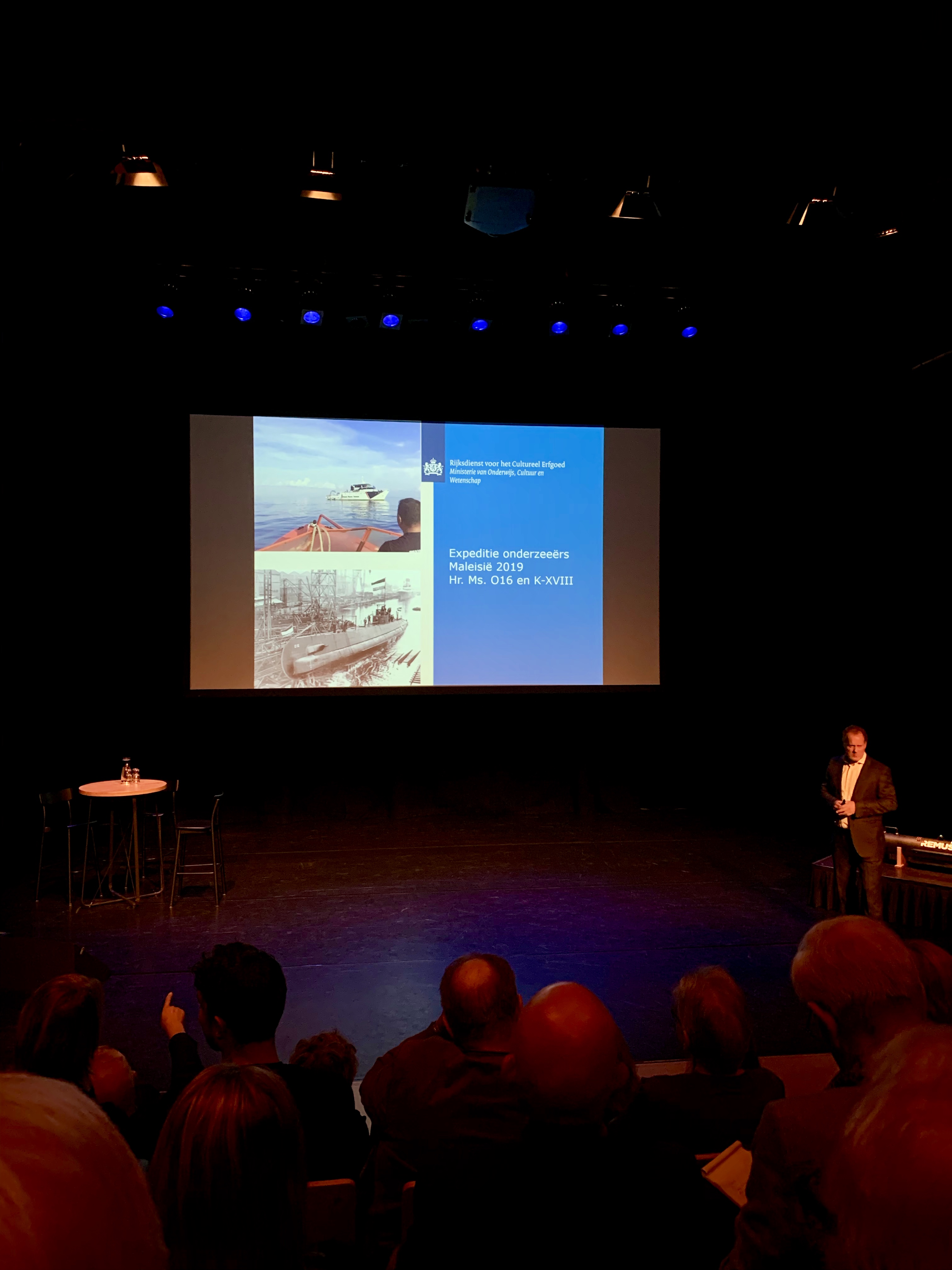 Presentatie marine archeoloog Rijksdienst voor het Cultureel Erfgoed